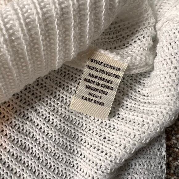 Vintage Havana White Sweater Tank. “Beach”. NWT. Size Large - Picture 7 of 7